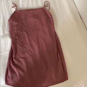 Silence + noise spaghetti strap mini dress